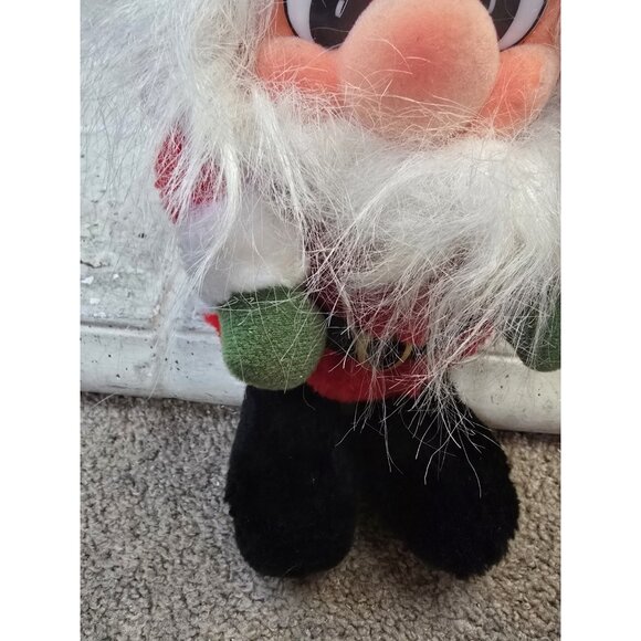Vintage Santa First Santa Soft Felty Rubber Face Christmas Plush - Picture 3 of 9